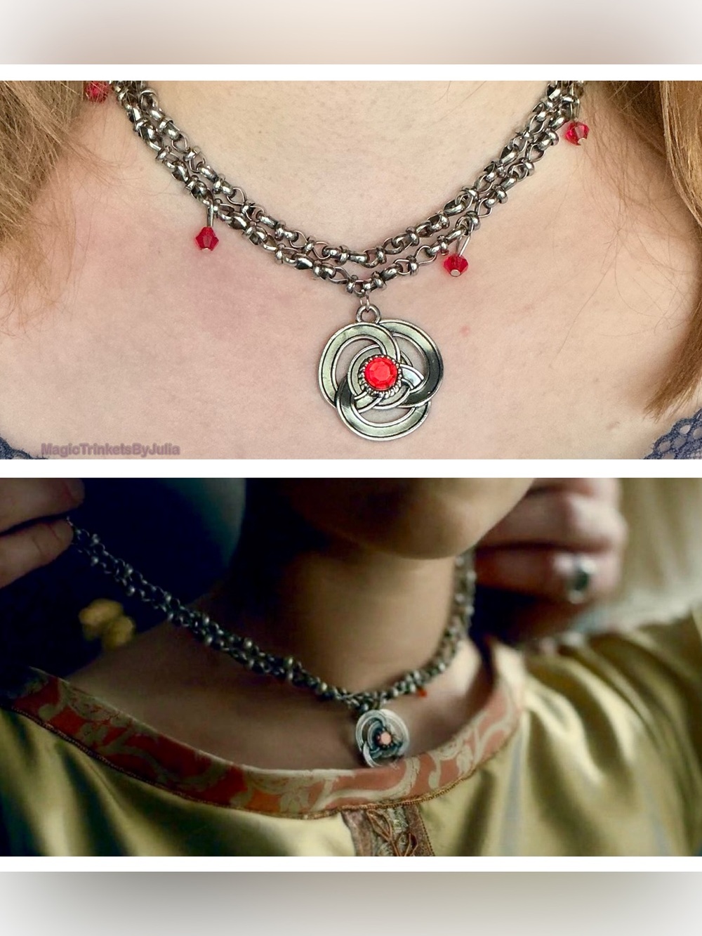 Rhaenyra Necklace Rhaenyra Targaryen House of the Dragon Cosplay Necklace Hallow